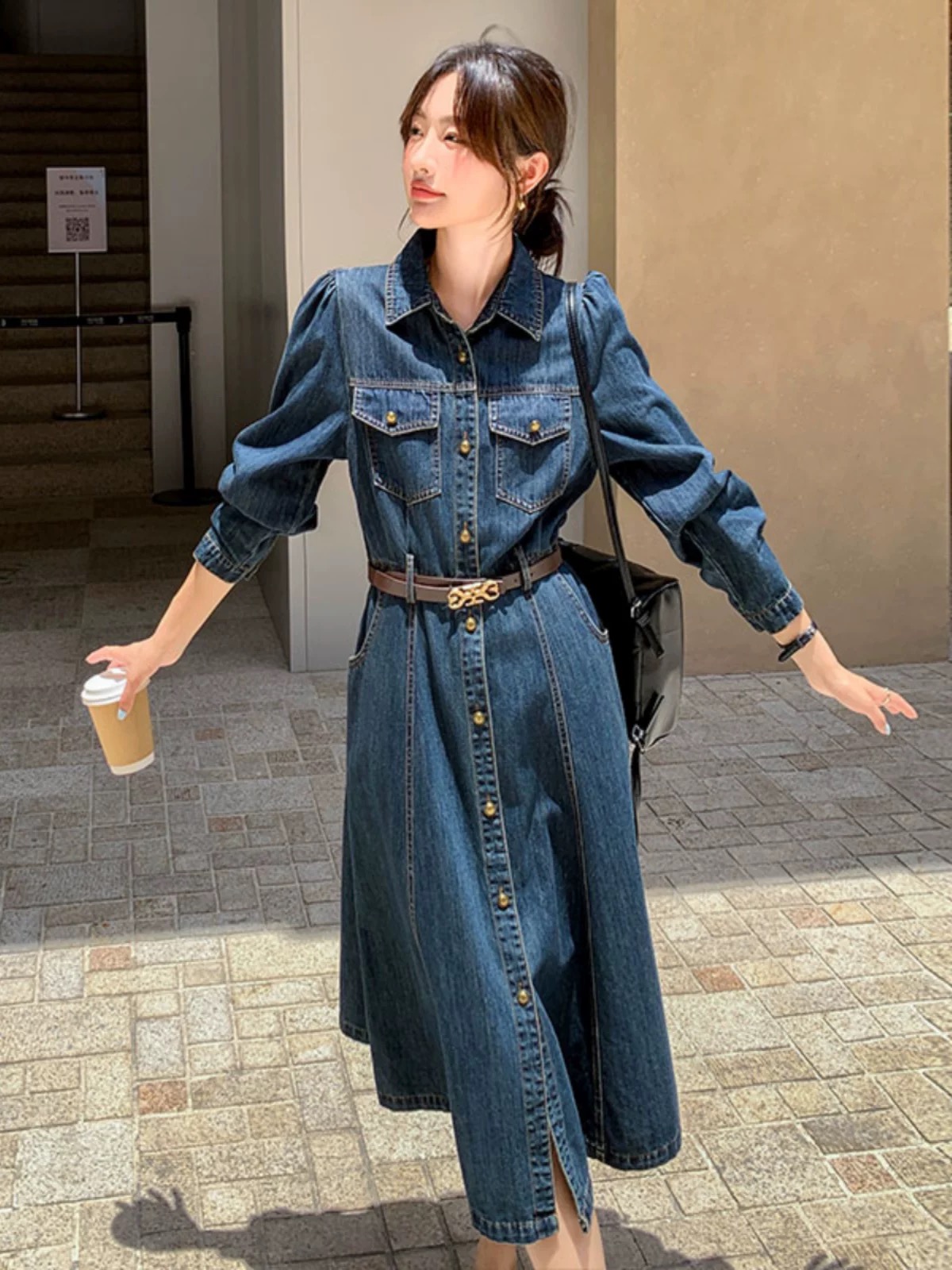 In my auntie era dress & belt DD120 images